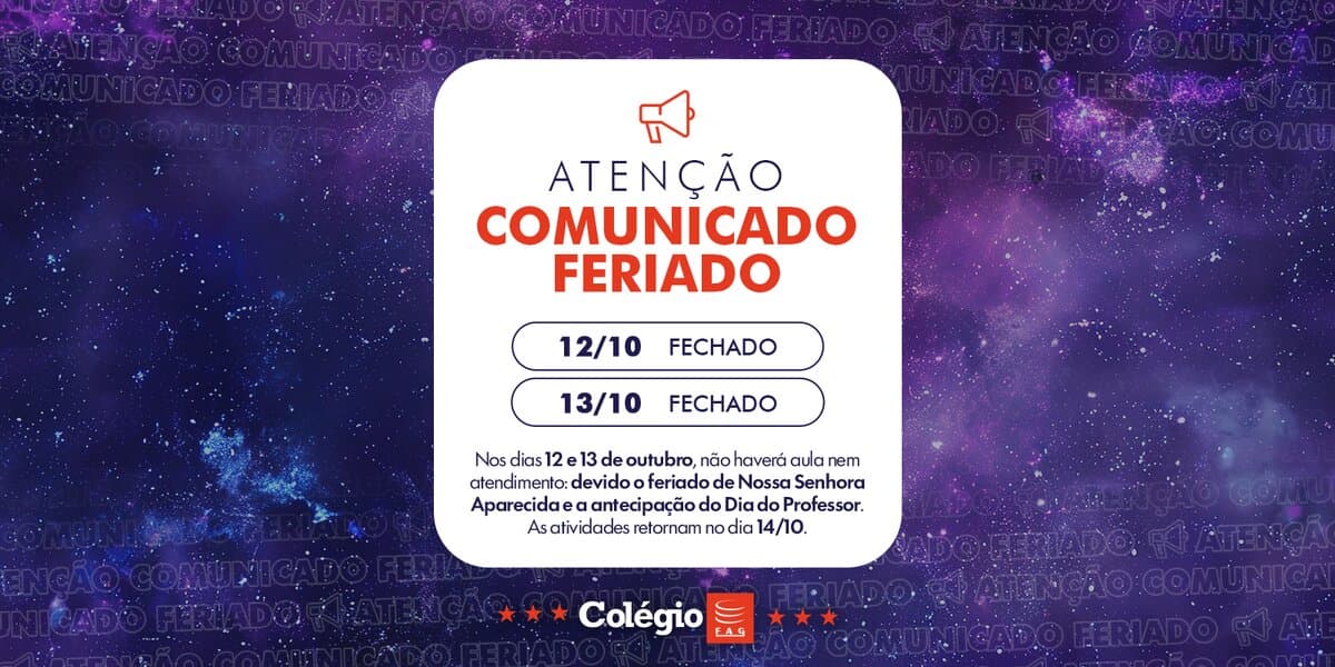 Comunicado de recesso